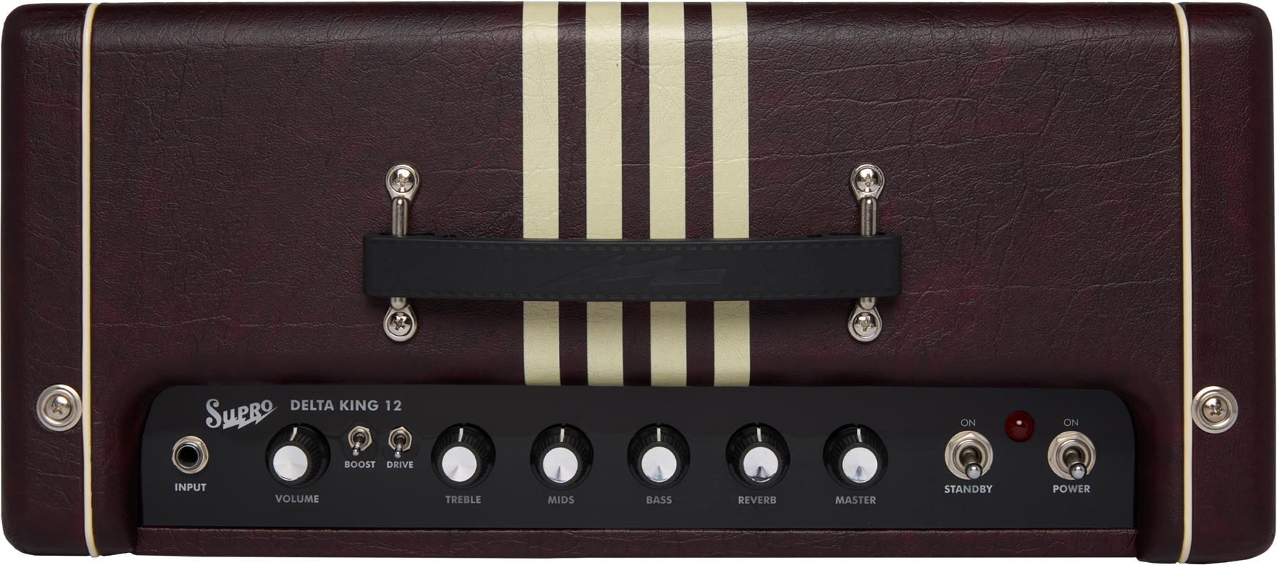 Supro Delta King 12 Combo 15w 1x12 Burgundy/cream - Electric guitar combo amp - Variation 2