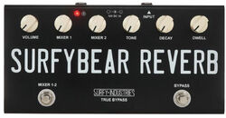 Reverb, delay & echo effect pedal Surfy industries SurfyBear Compact Reverb - Black