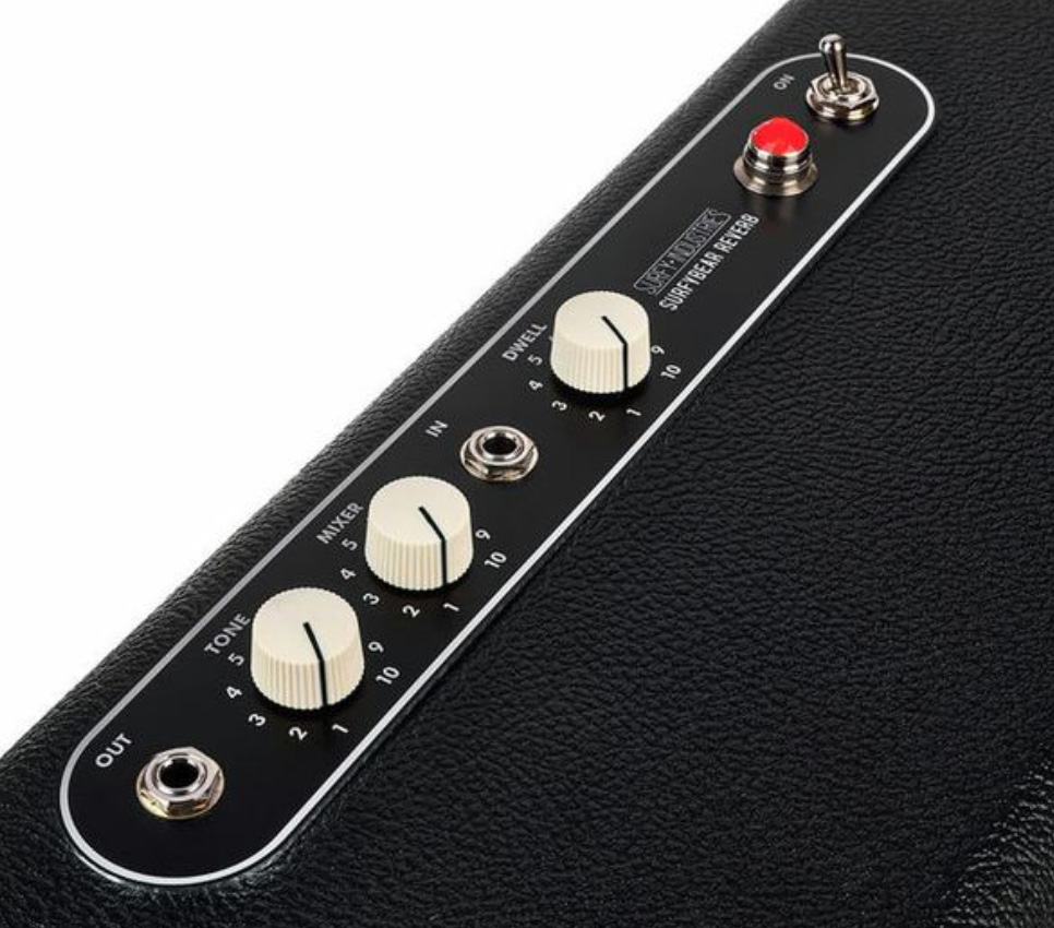 Surfy Industries Surfybear Classic Reverb V2 Black - Reverb, delay & echo effect pedal - Variation 4
