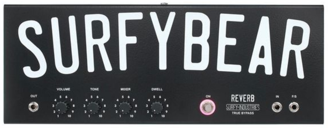 Surfy Industries Surfybear Metal Reverb Black - Reverb, delay & echo effect pedal - Variation 3