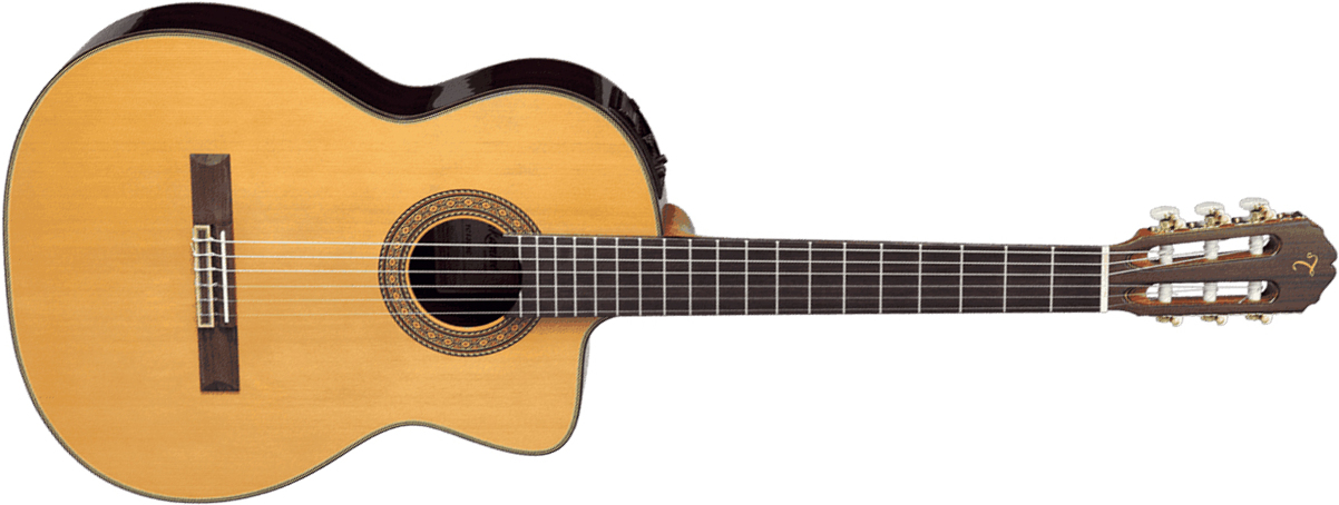 Takamine Ec132sc Jap 4/4 Cw Cedre Palissandre Rw - Natural - Classical guitar 4/4 size - Main picture