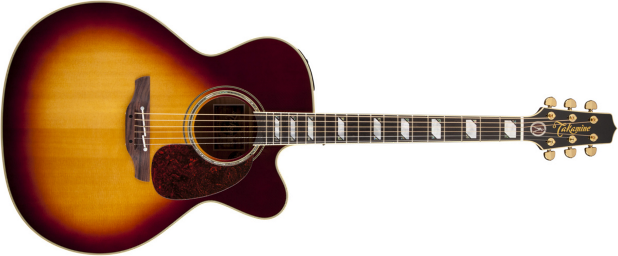 Takamine Ef250tk Toby Keith - Sunburst - Electro acoustic guitar - Main picture