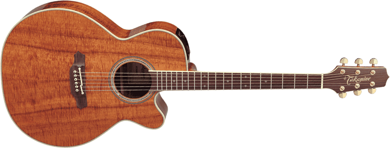 Takamine Ef508kc Legacy Japan Nex Mini Jumbo Cw Tout Koa Ct4b Ii - Natural - Electro acoustic guitar - Main picture