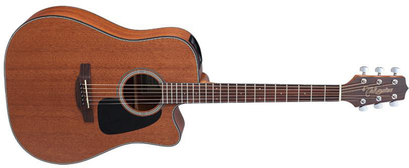 Takamine Gd11mce-ns Dreadnought Cw Tout Acajou - Naturel Satin - Electro acoustic guitar - Main picture