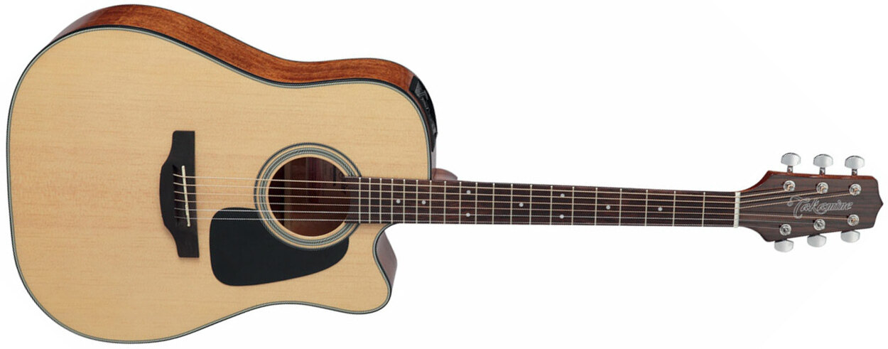 Takamine Gd15ce-nat Dreadnought Cw Epicea Acajou Rw Tp-4t - Natural Gloss - Electro acoustic guitar - Main picture