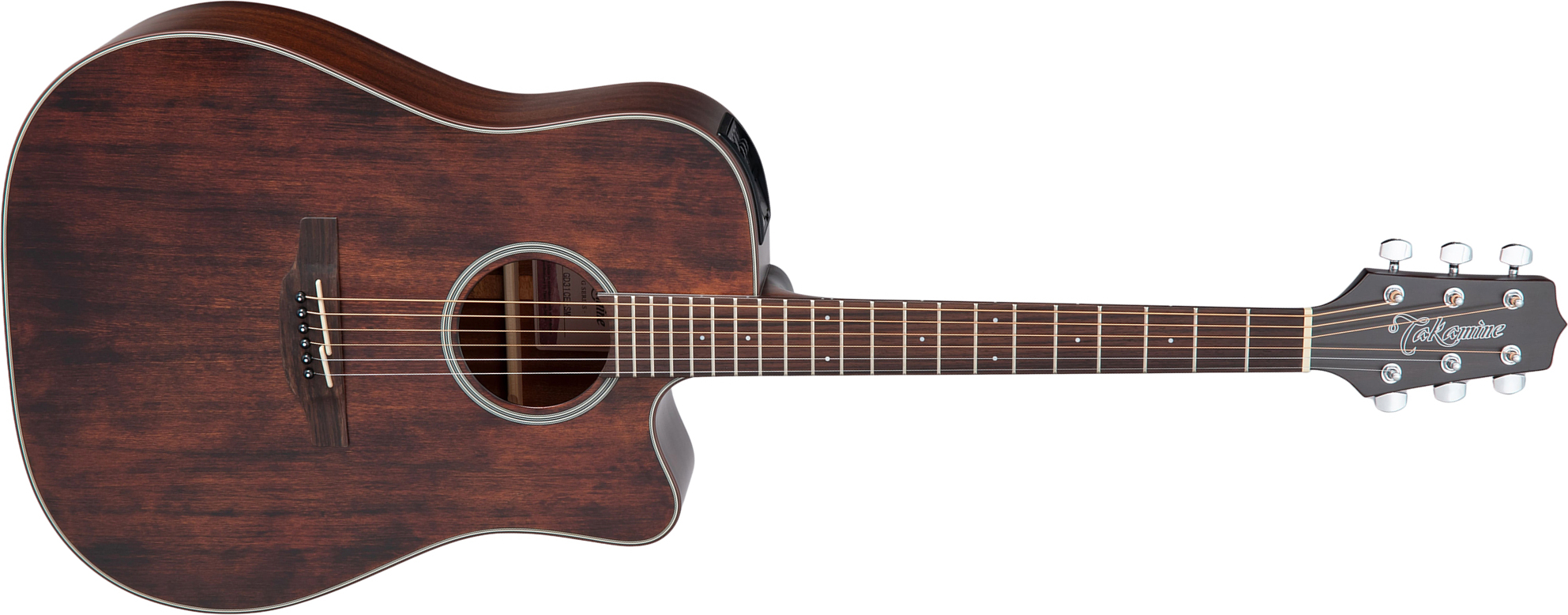 Takamine Gd21ce-sm Dreadnought Cw Cedre Acajou Rw - Satin Molasses - Folk guitar - Main picture