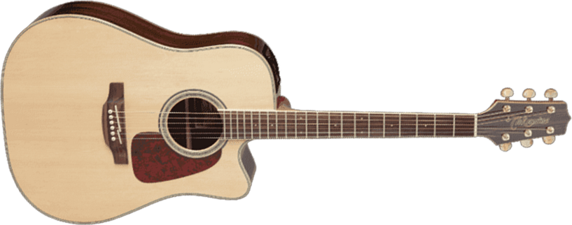 Takamine Gd71ce-nat Dreadnought Cw Epicea Palissandre - Natural Gloss - Electro acoustic guitar - Main picture