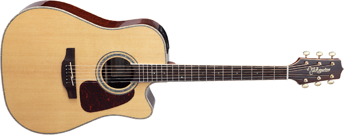 Takamine Gd90ce-mdnat Dreadnought Cw Epicea Palissandre Rw - Natural Gloss - Folk guitar - Main picture