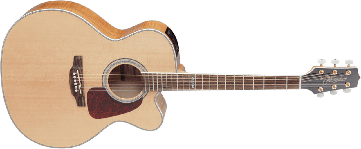 Takamine Gj72ce-nat Jumbo Cw Epicea Erable - Natural - Electro acoustic guitar - Main picture