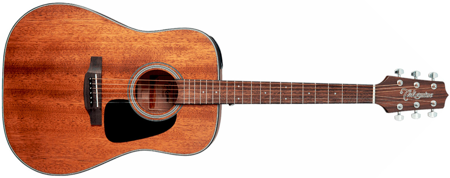 Takamine Gld11e Ns Dreadnought Tout Acajou Jat - Natural Satin - Acoustic guitar & electro - Main picture