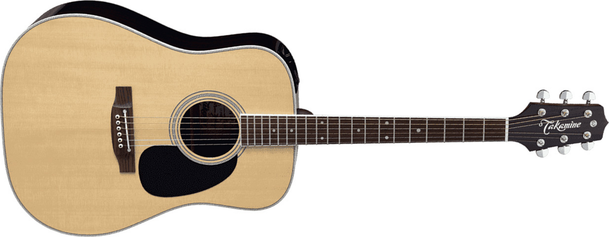 Takamine Glenn Frey Ef360gf Signature Japan Dreadnought Epicea Palissandre Ct4b Ii - Natural Gloss - Electro acoustic guitar - Main picture