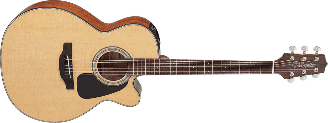 Takamine Gn10ce-ns Nex Mini Jumbo Cw Epicea Acajou - Natural Satin - Electro acoustic guitar - Main picture