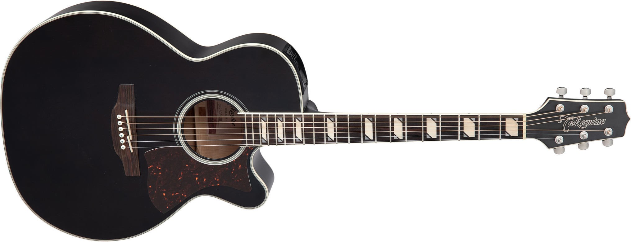 Takamine Gn73ce-sb Nex Grand Auditorium Epicea Erable Rw - Satin Black - Folk guitar - Main picture