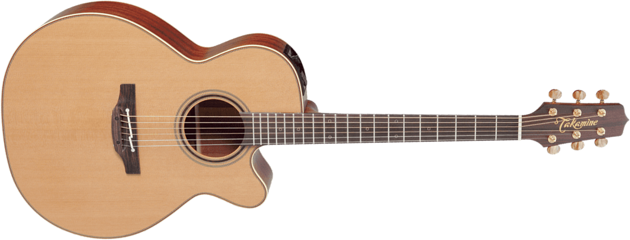 Takamine P3nc Pro Japan Nex Mini Jumbo Cw - Natural Gloss Top - Electro acoustic guitar - Main picture