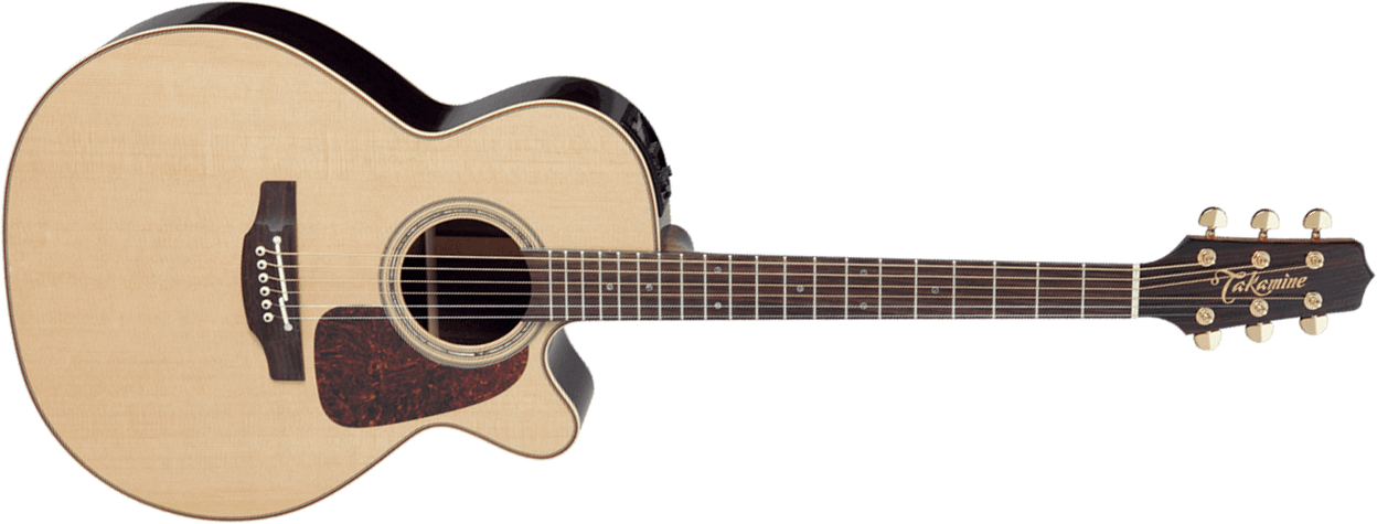 Takamine P5nc Pro Japan Nex Mini Jumbo Cw Epicea Palissandre Ctp3 - Natural Gloss - Electro acoustic guitar - Main picture