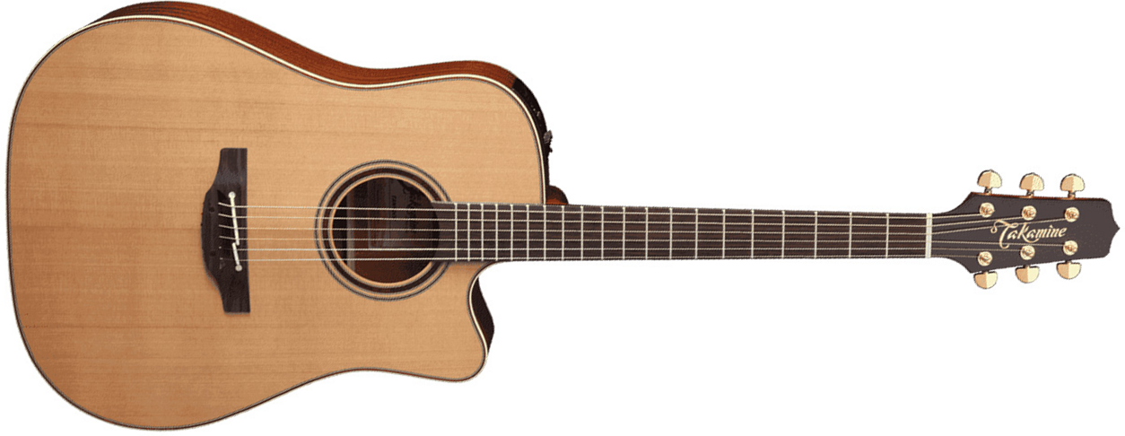 Takamine Tan10c-r Reissue Legacy Dreadnought Cw Cedre Sapele 2016 - Natural Satin - Acoustic guitar & electro - Main picture
