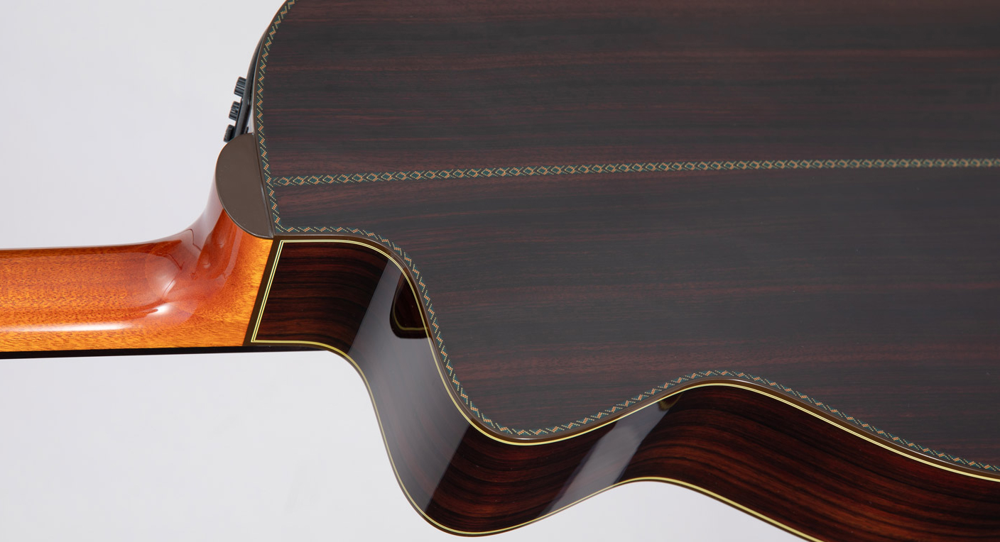 Takamine Dh90 Hirade Jap 4/4 Epicea Palissandre Eb - Natural - Classical guitar 4/4 size - Variation 3