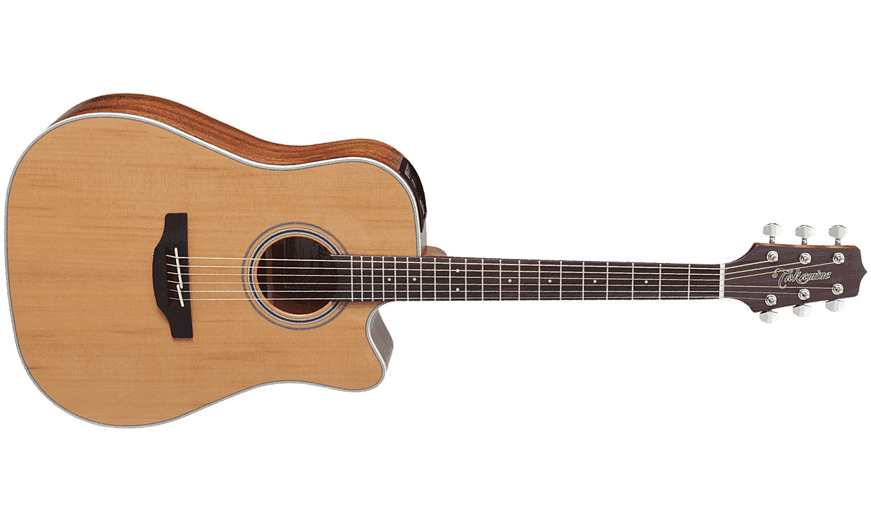 Takamine Gd20ce-ns Dreadnought Cw Cedre Acajou - Naturel Satin - Electro acoustic guitar - Variation 4