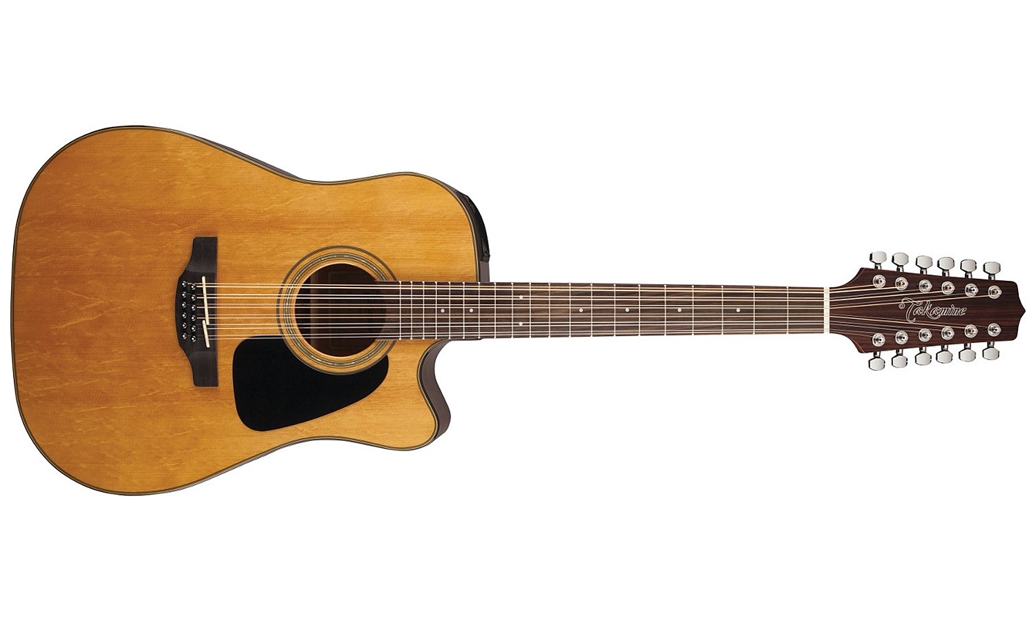 Takamine Gd30ce12 Nat Dreadnought Cw 12-cordes Epicea Acajou - Natural Gloss - Electro acoustic guitar - Variation 1