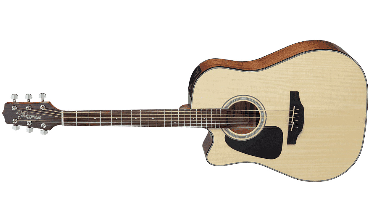 Takamine Gd30celh-nat Dreadnought Cw Gaucher Epicea Acajou - Natural Gloss - Electro acoustic guitar - Variation 1