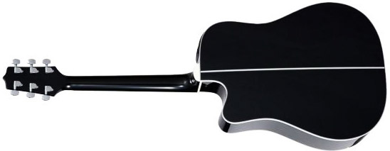 Takamine Gd34ce Dreadnought Cw Epicea Acajou Ova - Black - Acoustic guitar & electro - Variation 1