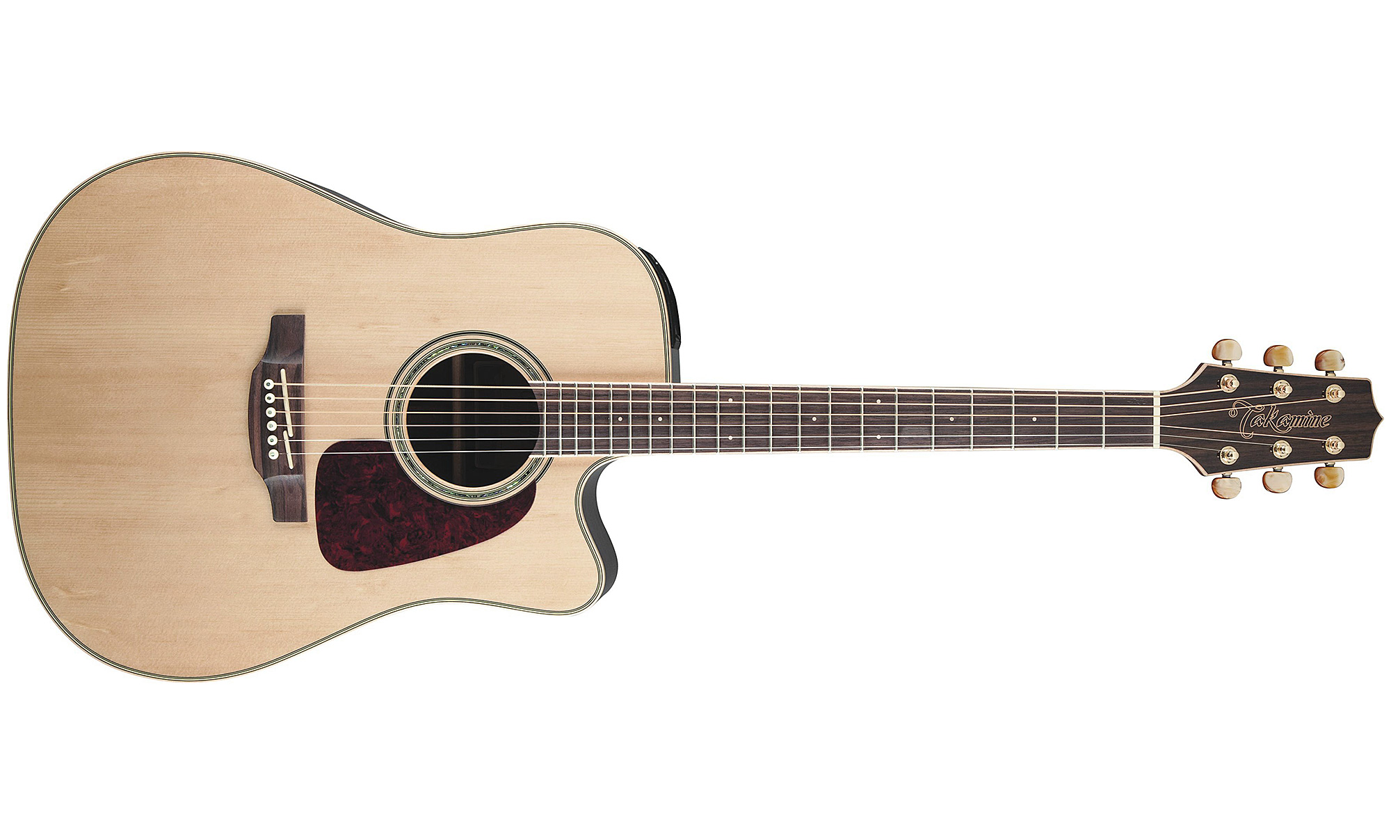 Takamine Gd71ce-nat Dreadnought Cw Epicea Palissandre - Natural Gloss - Electro acoustic guitar - Variation 4
