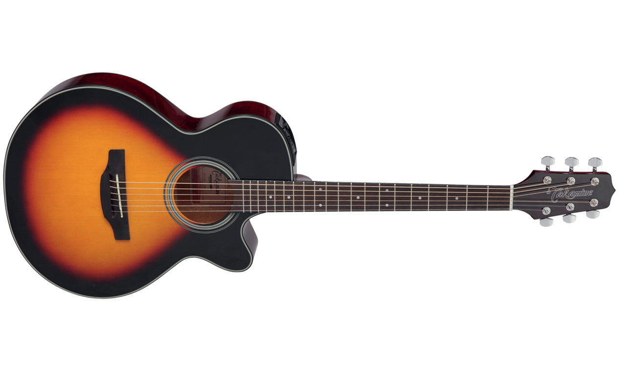 Takamine Gf15ce Bsb Fxc Concert Cw Epicea Acajou Rw Tp-4t - Brown Sunburst Gloss - Electro acoustic guitar - Variation 1