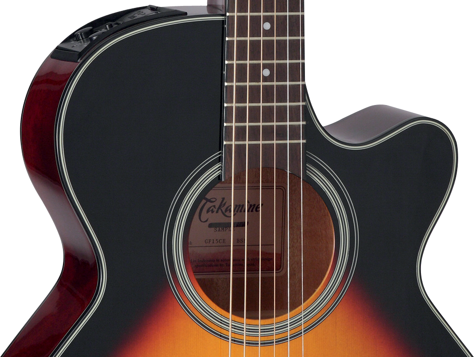 Takamine Gf15ce Bsb Fxc Concert Cw Epicea Acajou Rw Tp-4t - Brown Sunburst Gloss - Electro acoustic guitar - Variation 2