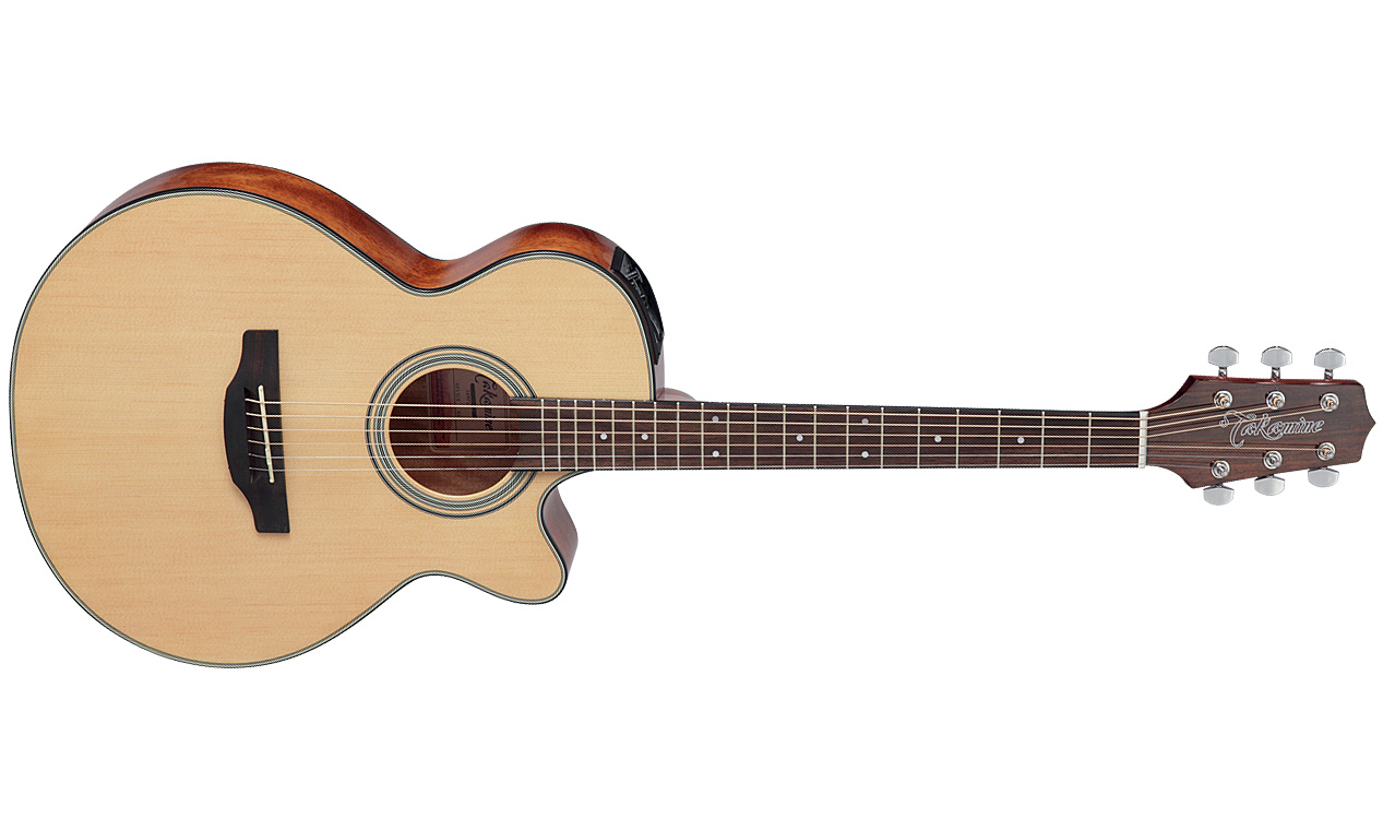 Takamine Gf15ce Nat Fxc Concert Cw Epicea Acajou Rw Tp-4t - Natural Gloss - Electro acoustic guitar - Variation 1