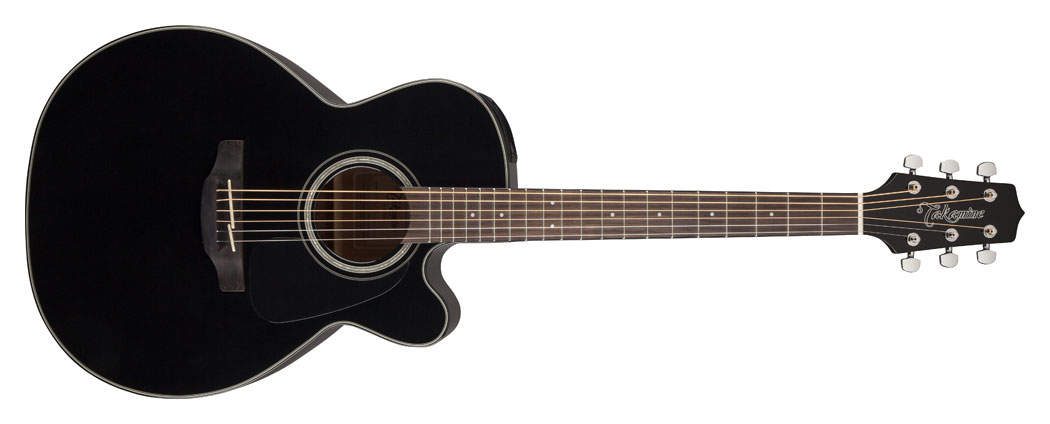 Takamine Gn30ce-blk Auditorium Cw Cw Epicea Acajou Rw - Black Gloss - Electro acoustic guitar - Variation 1