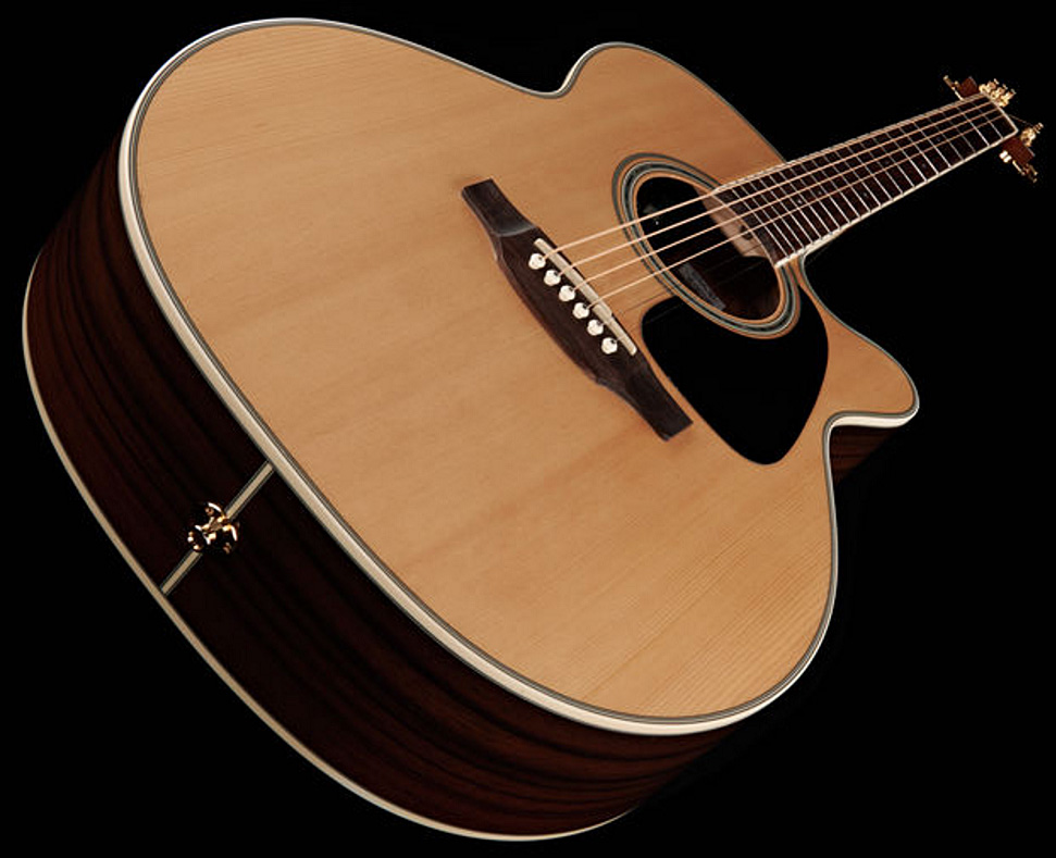 Takamine Gn51celh Nat Nex Cw Gaucher Epicea Palissandre Rw - Natural - Left-handed folk guitar - Variation 2