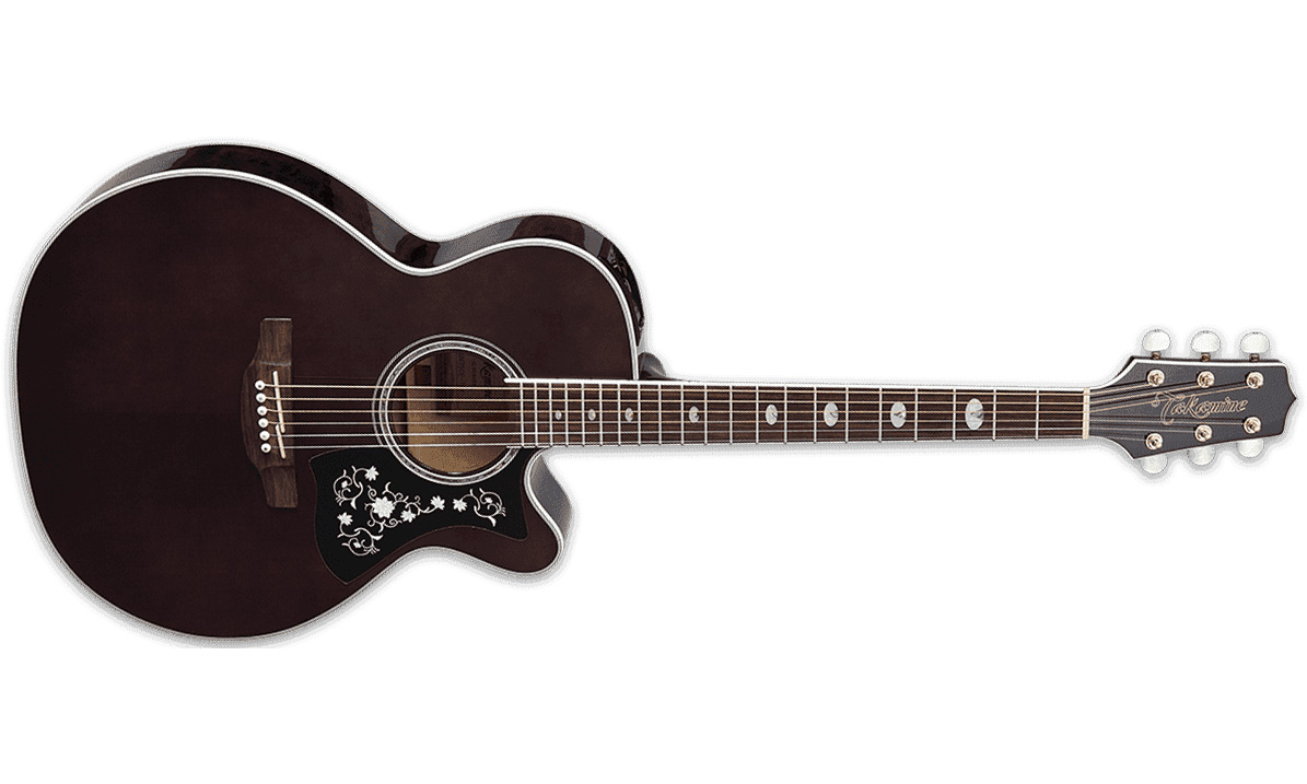 Takamine Gn75ce-tbk Nex Mini-jumbo Cw Epicea Erable - Transparent Black - Electro acoustic guitar - Variation 1