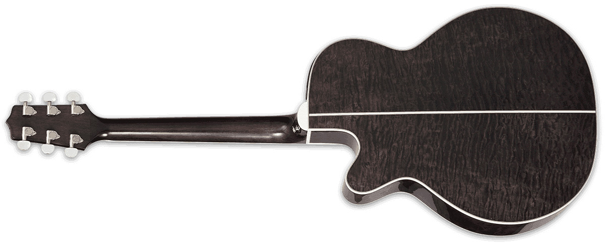 Takamine Gn75ce-tbk Nex Mini-jumbo Cw Epicea Erable - Transparent Black - Electro acoustic guitar - Variation 2