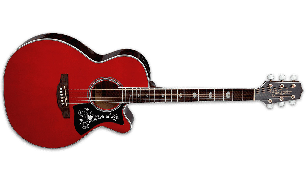 Takamine Gn75ce-wr Nex Mini-jumbo Cw Epicea Erable - Wine Red - Electro acoustic guitar - Variation 1