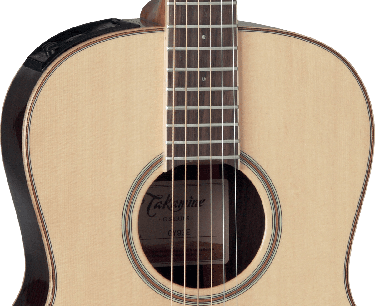 Takamine Gy93e New Yorker Parlor Epicea Palissandre - Natural Gloss - Electro acoustic guitar - Variation 3