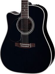 Left-handed folk guitar Takamine Legacy Japan EF341SCLH Left-hand - Black