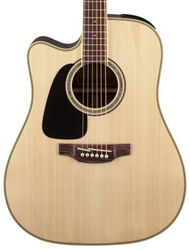 Left-handed folk guitar Takamine GD51CELH Left Hand - Naturel