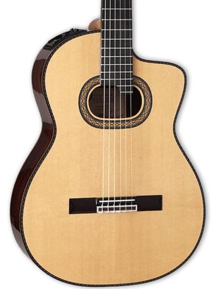 Classical guitar 4/4 size Takamine DH90 Hirade Japan - Natural