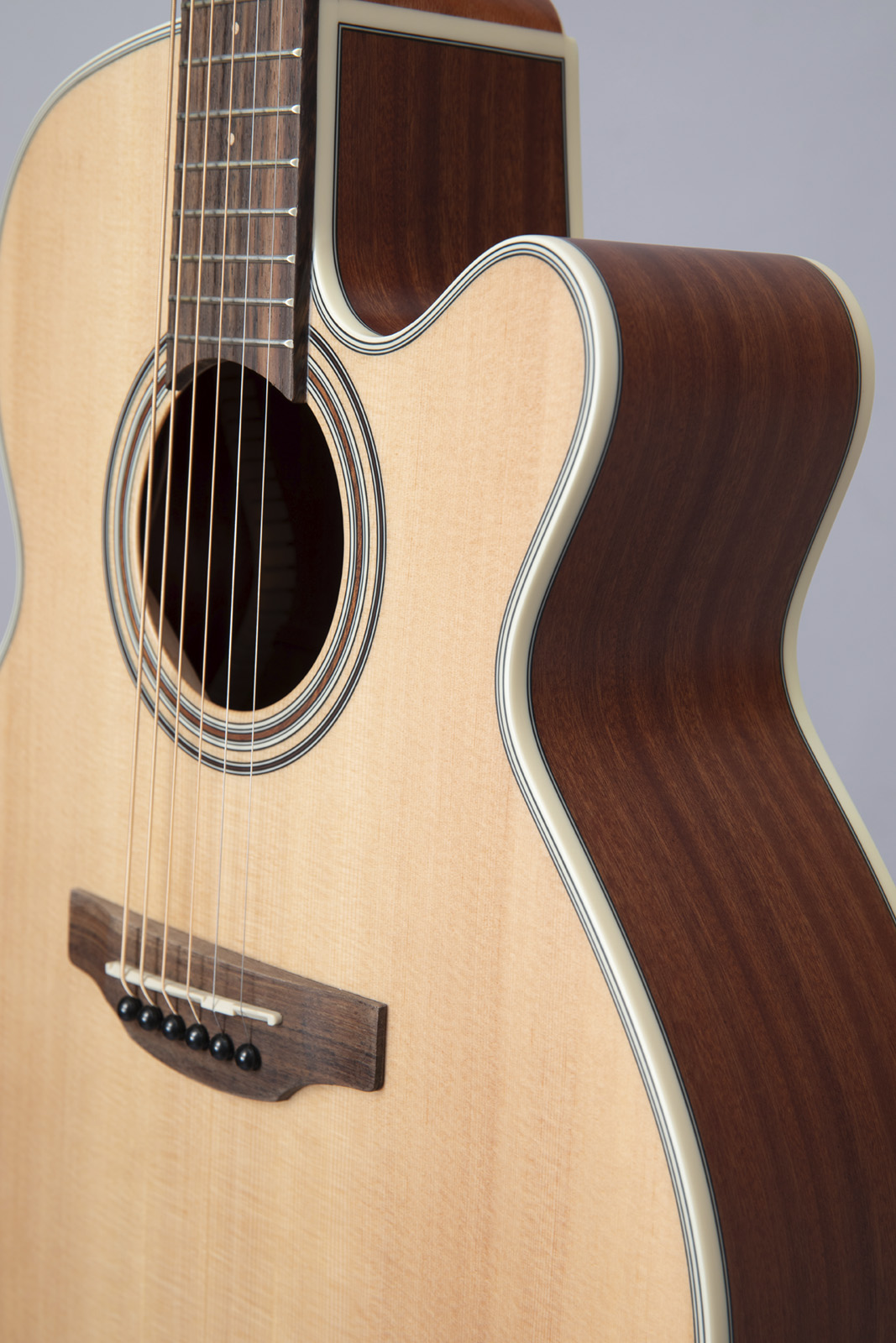 Takamine Nex Gx31ce-ns Epicea Sapele Cw - Natural Satin - Travel folk guitar - Variation 2