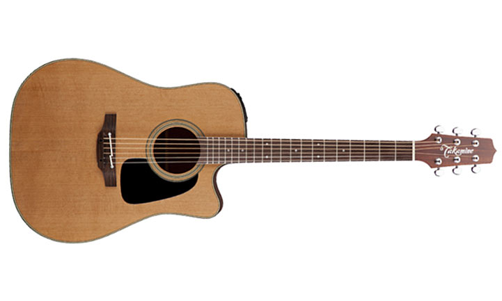 Takamine P1dc Pro Series Japan Dreadnought Cw Cedre Sapele - Natural Gloss - Electro acoustic guitar - Variation 1
