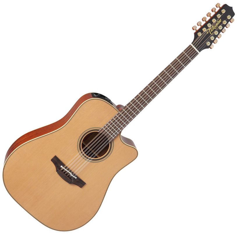 Takamine P3dc-12 Pro Jap Dreadnought Cw 12c Cedre Sapele Ct4bii - Naturel - Electro acoustic guitar - Variation 7