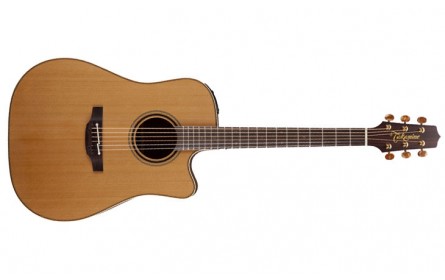 Takamine P3dc Pro Japan Dreadnought Cw Cedre Sapele - Naturel Satin - Electro acoustic guitar - Variation 1