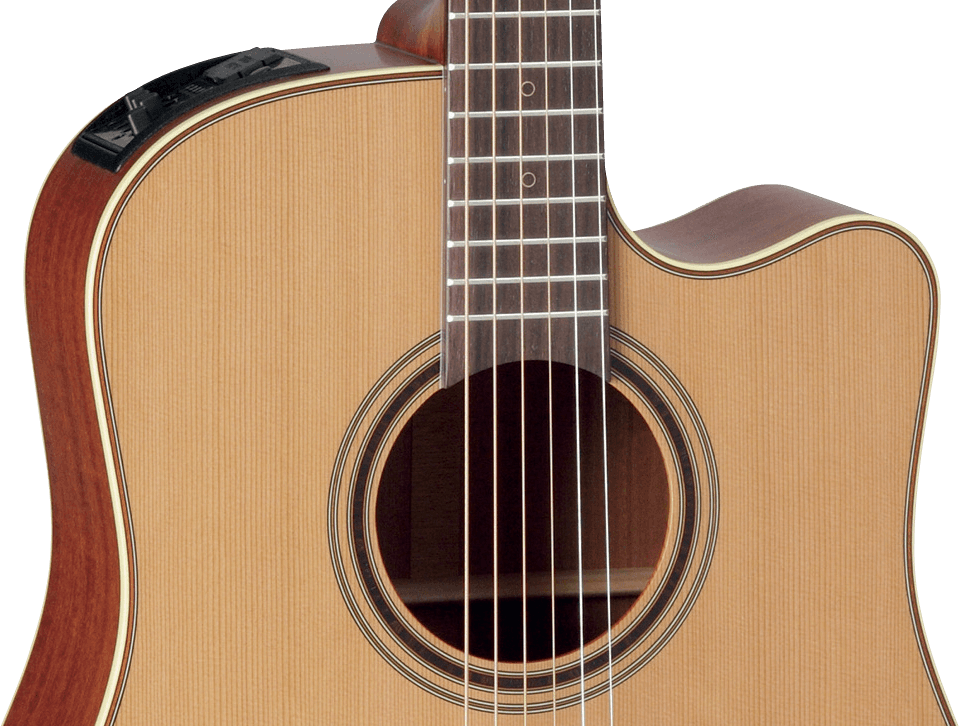 Takamine P3dc Pro Japan Dreadnought Cw Cedre Sapele - Naturel Satin - Electro acoustic guitar - Variation 6