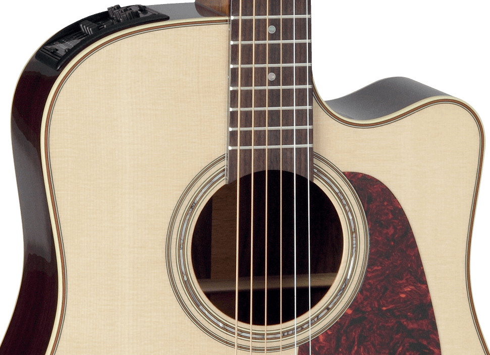 Takamine P5dc Pro Japan Dreadnought Cw Epicea Palissandre - Natural Gloss - Electro acoustic guitar - Variation 2