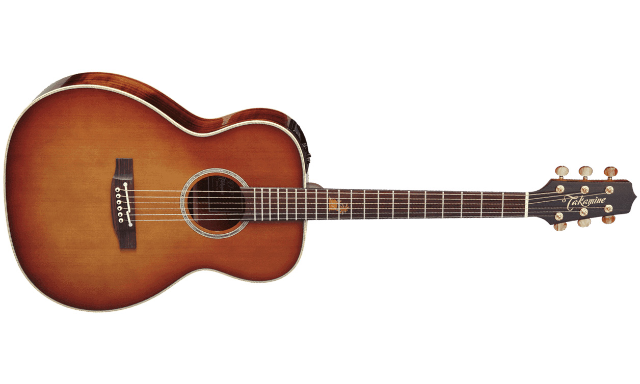 Takamine Tf77-pt Legacy Japan Orchestra Model Cedre Koa Ctp-3 - Sunsetburst - Electro acoustic guitar - Variation 7