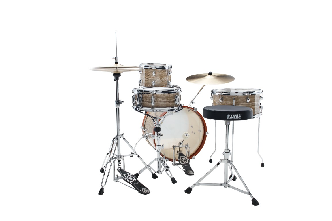 Tama Club-jam - 4 FÛts - Cream Marble Wrap - Jazz drum kit - Variation 5