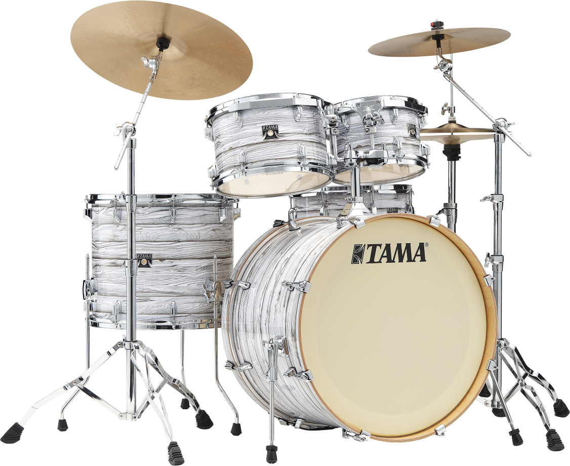 Tama Ck52krs-ica Superstar Ck Maple 22 - Ice Ash Wrap - Standard drum kit - Main picture
