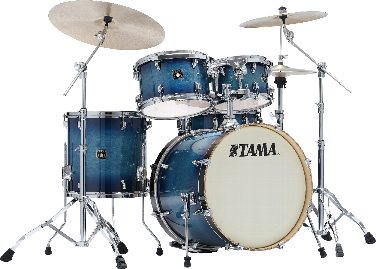 Tama Cl50rs-bab Superstar Classic Maple 20 - Blue Lacquer Burst - Standard drum kit - Main picture