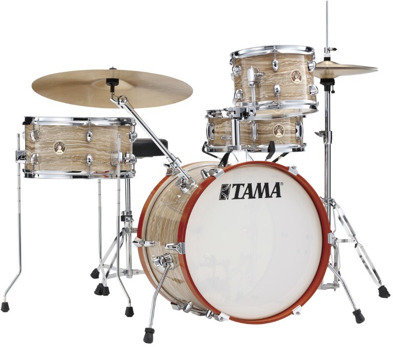 Tama Club-jam - 4 FÛts - Cream Marble Wrap - Jazz drum kit - Main picture