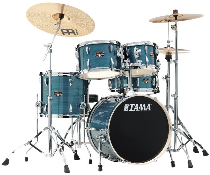 Tama Imperialstar 18'' - 5 FÛts - Hairline Blue - Jazz drum kit - Main picture